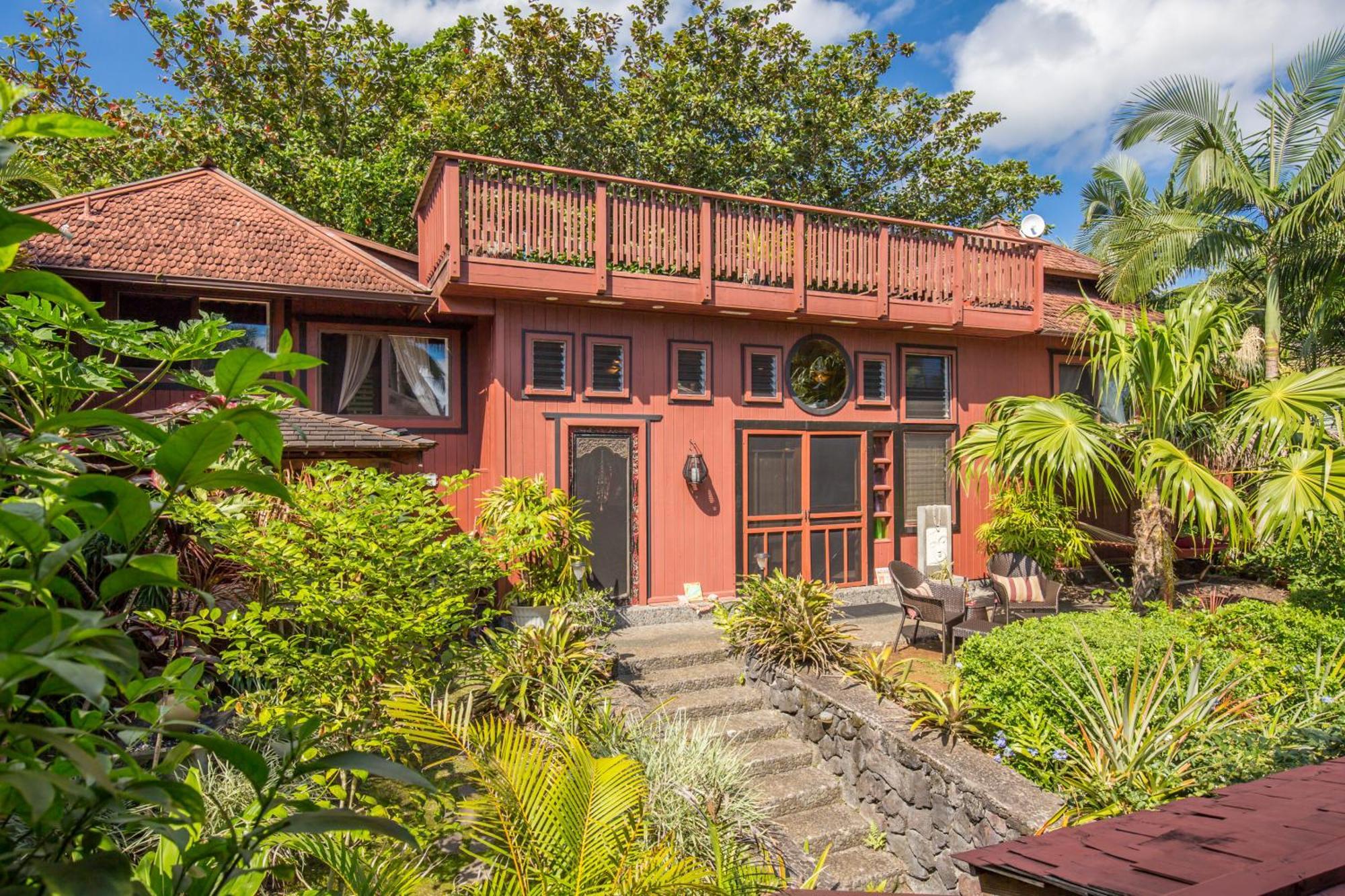 The Bali House And Cottage At Kehena Beach Hawaii Værelse billede